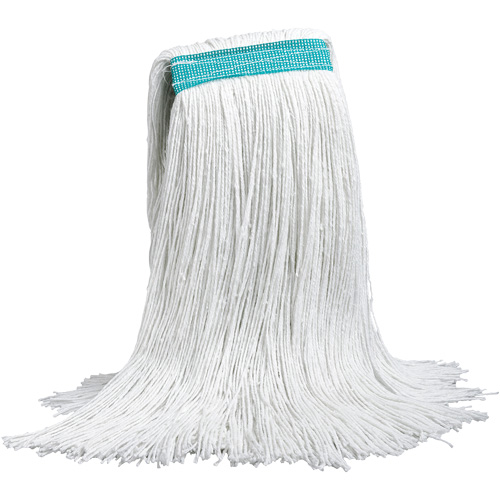 HardString Finisher Mop, Floor Finishing, Rayon, 24 oz., Cut Style