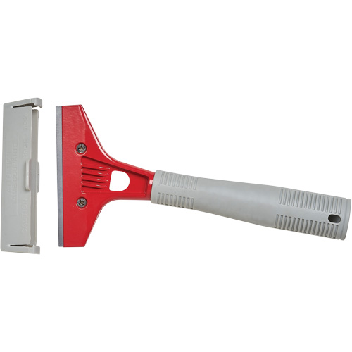 Small Scraper, Steel Blade, 4" Wide, Plastic Handle