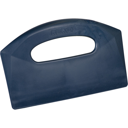 Metal Detectable Bench Scraper, Blue, 8-1/2" W x 5-1/4" L
