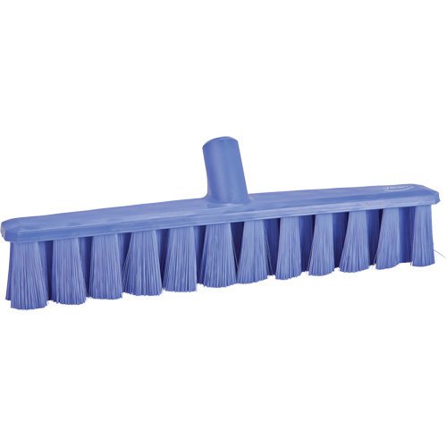 UST Soft Push Broom, Fine Bristles, 15-1/4", Polyester, Purple