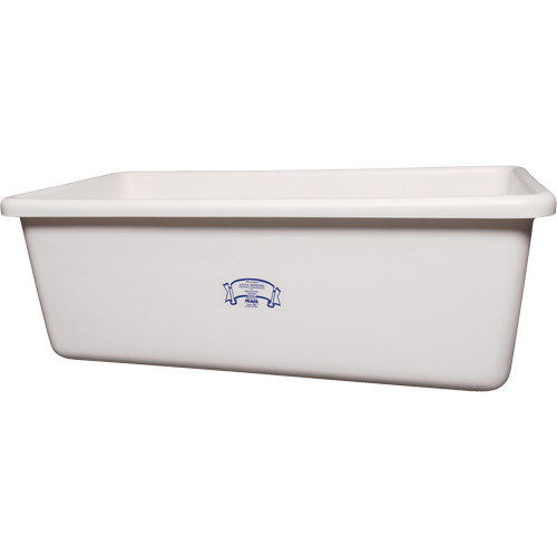 Transport Storage Tub, Plastic, White