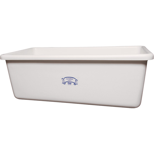 Transport Storage Tub, Plastic, White