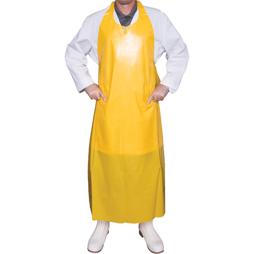 Top Dog 6 Mil. Apron, Polyurethane, 45" L x Yellow