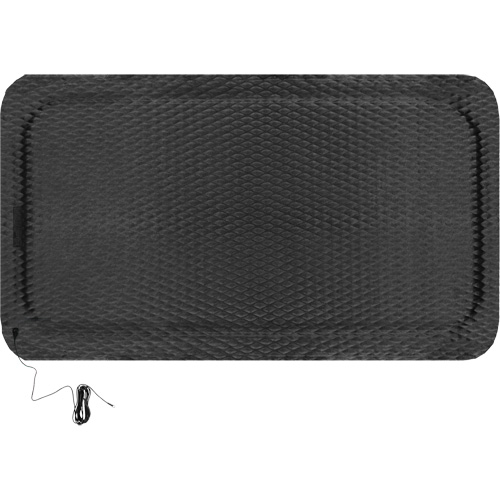 Hog Heaven Electrically Conductive Mat, 3' W x 5' L, 5/8" Thickness, Black, Nitrile - Non-Conductive Matting - JP958