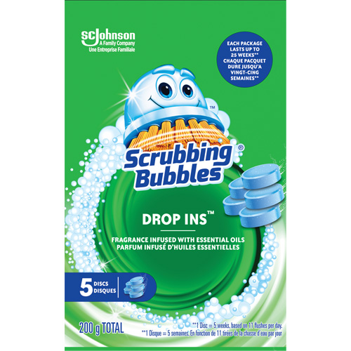 Scrubbing Bubbles<sup>®</sup> Drop-Ins™ Toilet Cleaner Discs, 200 g, Tablet
