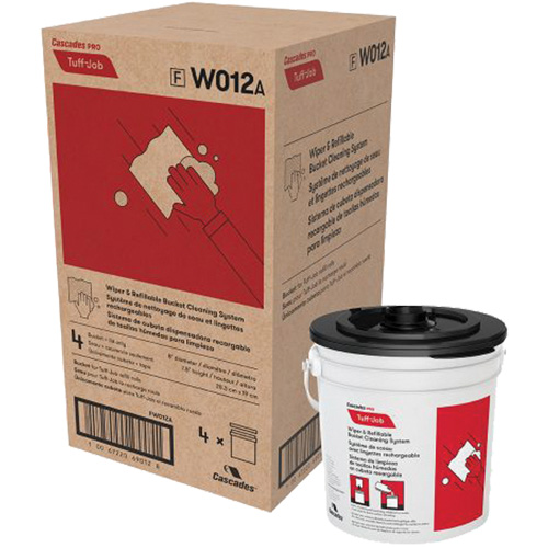 PRO Tuff-Job Refillable Bucket & Lid for W011 Wipers