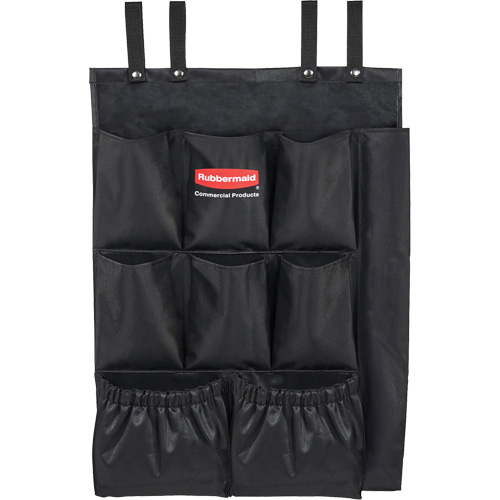 9-Pocket Organizer, 19.8" x 1.5" x 27.5", Black