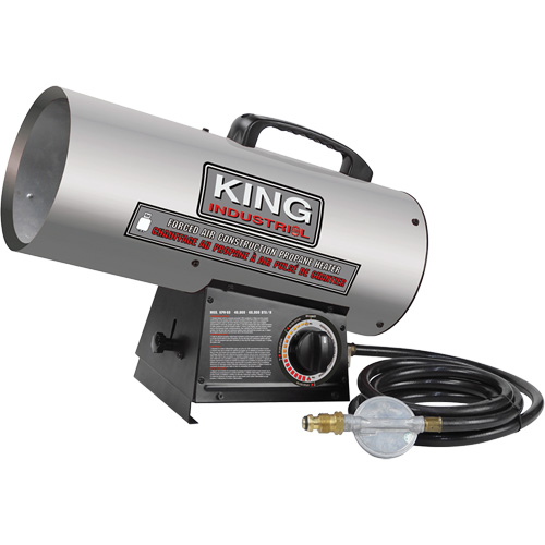 Forced Air Construction Heater, Contractor, Propane, 60000 BTU/H