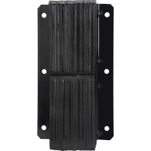 Laminated Dock Bumpers, Vertical, Rubber, 11" W x 4" D x 24" H