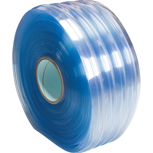 Low-Temperature Ribbed Strip Curtain, 164' x 8" x 0.08"
