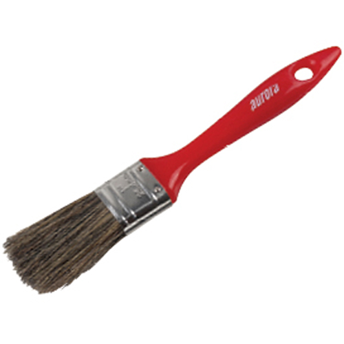 AP300 Series Paint Brush, Natural Bristles, Plastic Handle, 1" Width
