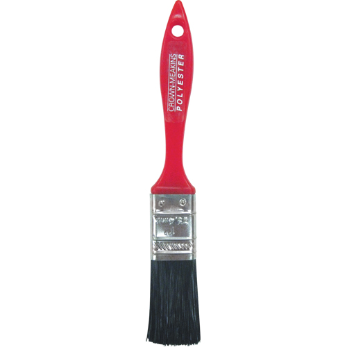 All-Purpose Paint Brush, Polyester, Plastic Handle, 1" Width