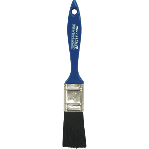 All-Purpose Paint Brush, Bristle, Plastic Handle, 1" Width