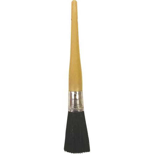 Oval Paint Brush, Bristle, Plastic Handle, 15/16" Width