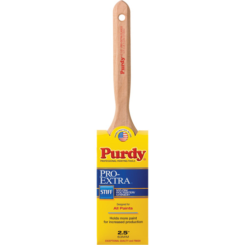 Pro-Extra Elasco Paint Brush, Blended Material, Wood Handle, 2-1/2" Width