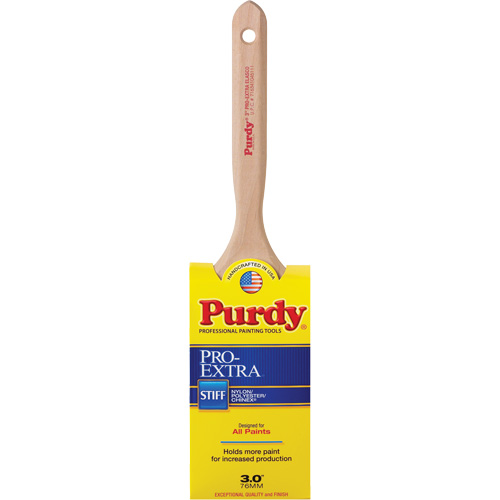 Pro-Extra Elasco Paint Brush, Blended Material, Wood Handle, 3" Width