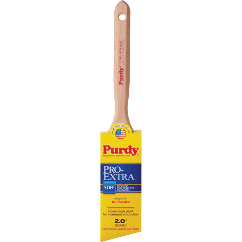 Pro-Extra Glide Paint Brush, Blended Material, Wood Handle, 2" Width