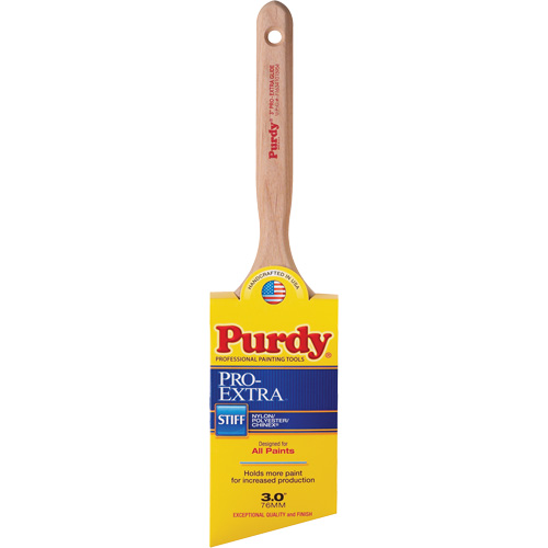Pro-Extra Glide Paint Brush, Blended Material, Wood Handle, 3" Width
