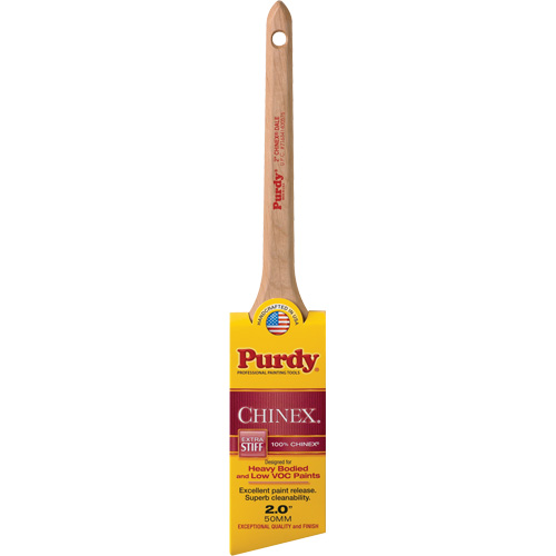 Chinex Dale Paint Brush, Black China, Wood Handle, 2" Width