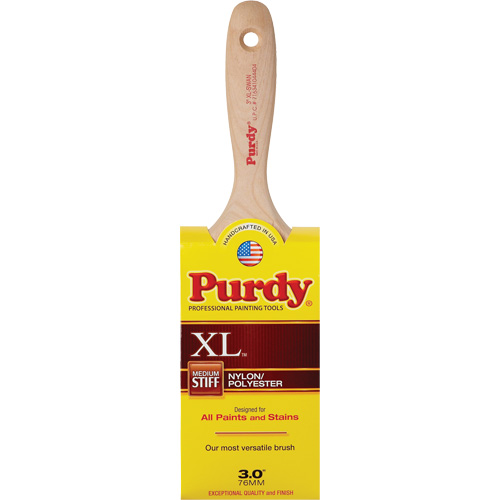 XL Club Paint Brush, Poly/Nylon, Wood Handle, 3" Width