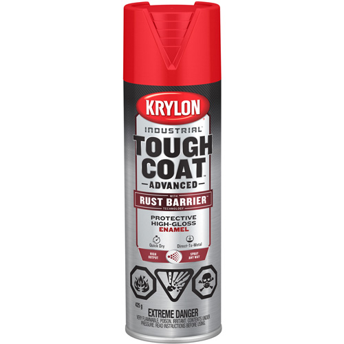 Tough Coat Advanced Paint with Rust Barrier™ Technology, Bright Red, High-Gloss, 425 g, Aerosol Can