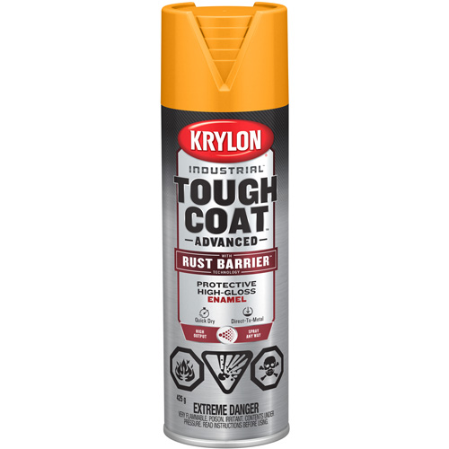 Tough Coat Advanced Paint with Rust Barrier™ Technology, Equipment Yellow, High-Gloss, 425 g, Aerosol Can