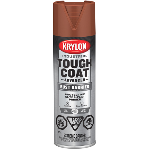 Tough Coat Advanced Primer with Rust Barrier™ Technology, Red Oxide Primer, Ultra-Flat, 425 g, Aerosol Can