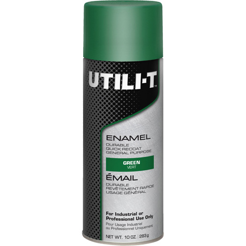 UTILI-T™ General Purpose Enamel Spray Paint, Green, Gloss, 10 oz./283 g, Aerosol Can