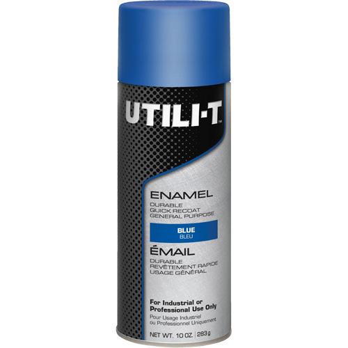 UTILI-T™ General Purpose Enamel Spray Paint, Blue, Gloss, 10 oz./283 g, Aerosol Can