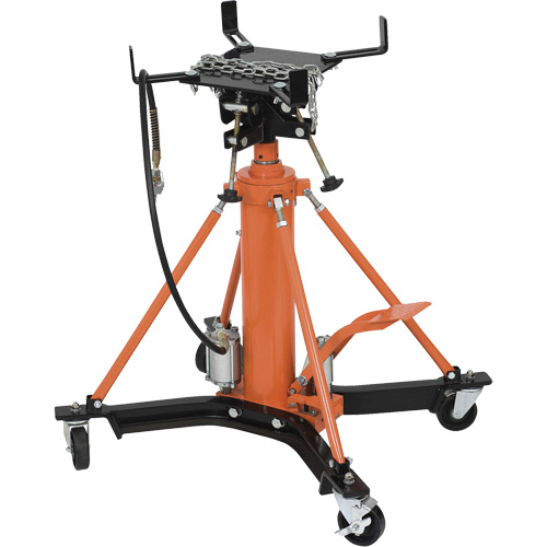 High Lift Air/Hydraulic 2-Stage Transmission Jack, 1 Ton(s) Lifting Capacity