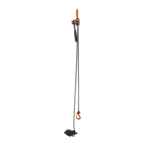 Mini Lever Hoist, 20' Lift, 1000 lbs. (0.5 tons) Capacity, Steel Chain - Lever Chain Hoist - LU492