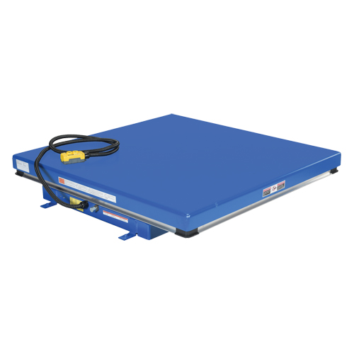 Hydraulic Scissor Lift Table, Steel, 48" L x 24" W, 3000 lbs. Cap. - Pneumatic Hydraulic Lift Table - LV464