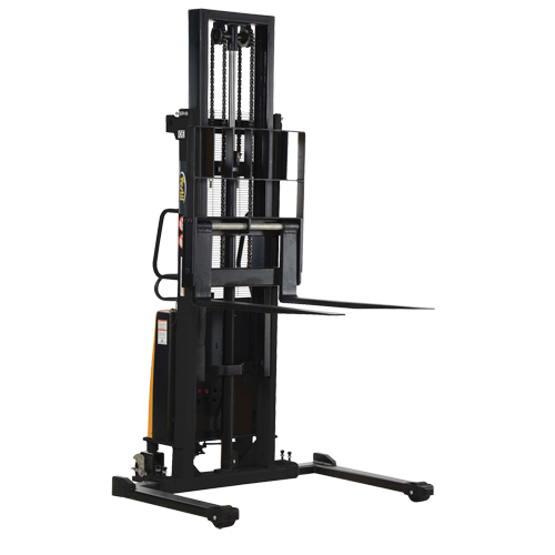 Fork Lift Stacker, Electric Operated, 2000 lbs. Capacity, 63" Max Lift - Fork Lift Stacker - LV583