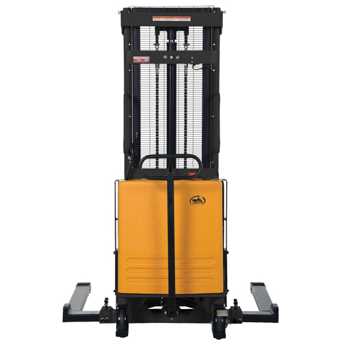 Fork Lift Stacker, Electric Operated, 2000 lbs. Capacity, 63" Max Lift - Fork Lift Stacker - LV583