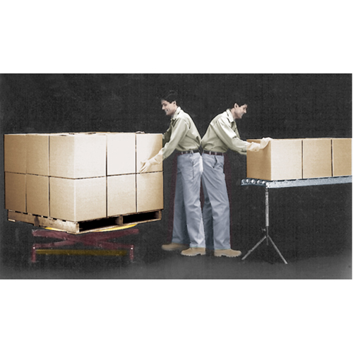 Spring-Operated Pallet Lifters - Pallet Pal®, 43-5/8" L x 43-5/8" W, 4500 lbs. Cap. - Pallet Lift Table - MK836