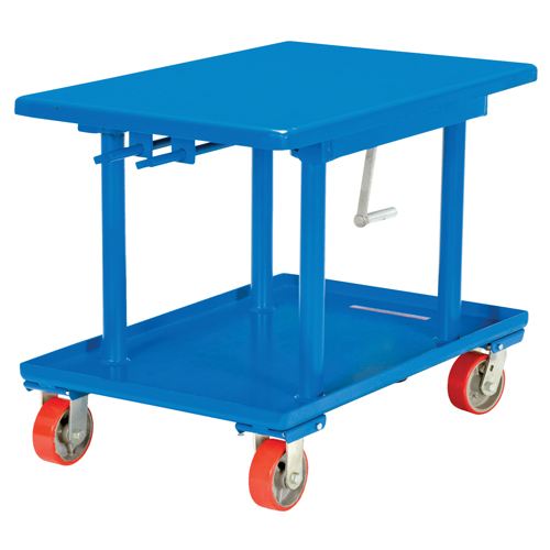 Hydraulic Lift Table, 24" L x 36" W, Steel, 2000 lbs. Capacity