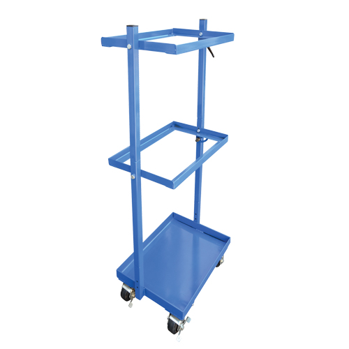 Stock Cart, Steel, 30-11/16" W x 19-1/4" D, 3 Shelves, 300 lbs. Capacity - Stock Picking Cart - MF985