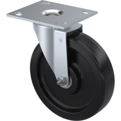 Heavy-Duty Caster, Swivel, 6" (152.4 mm), Phenolic, 550 lbs. (249.5 kg.)