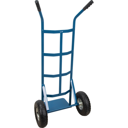 All-Welded Hand Truck, Dual Handle, Steel, 46" Height, 600 lbs. Capacity - Hand Truck - MH300