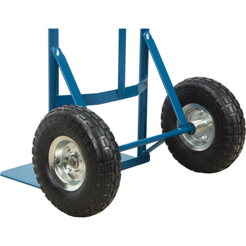 All-Welded Hand Truck, Dual Handle, Steel, 46" Height, 600 lbs. Capacity - Hand Truck - MH300