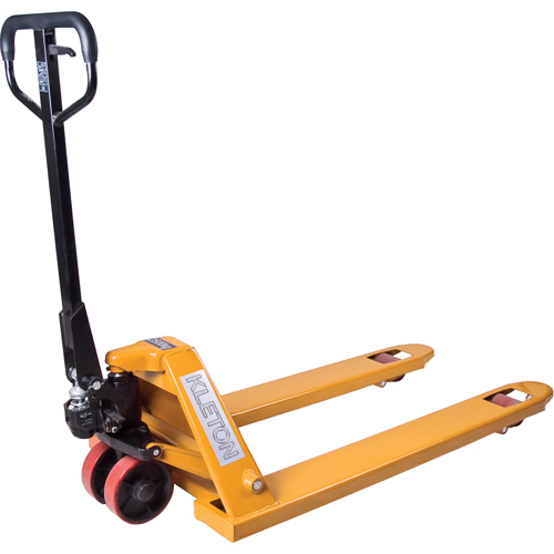 Hydraulic Pallet Trucks, Steel, 36" L x 20-1/2" W, 5500 lbs. Capacity