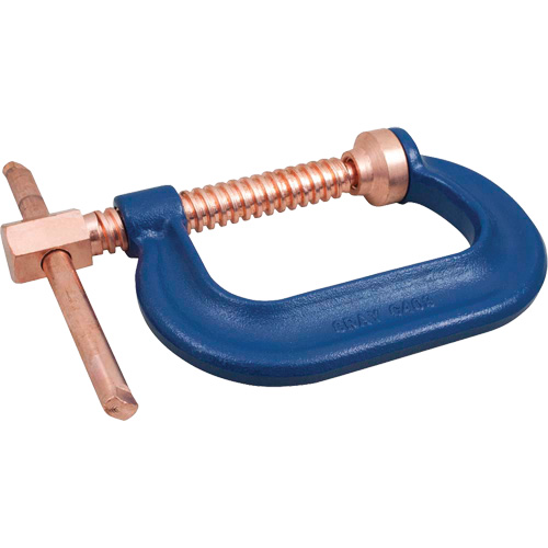 Heavy-Duty Forged C-Clamp, 6" (152 mm) Capacity, 3-7/8" (98 mm) Throat Depth - C-Clamp - MLN435