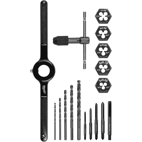 Tap and Die Set, 17 Pieces