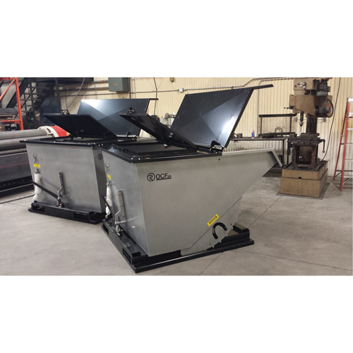 Steel Cover for Self-Dumping Hopper - Cover For Dumping Hopper - MO029