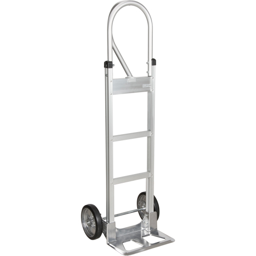 Knocked Down Hand Truck, P-Handle Handle, Aluminum, 52" Height, 500 lbs. Capacity