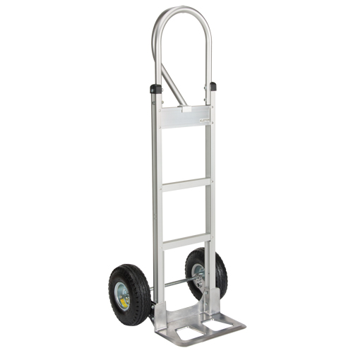 Knocked Down Hand Truck, P-Handle Handle, Aluminum, 52" Height, 500 lbs. Capacity - Hand Truck - MO074