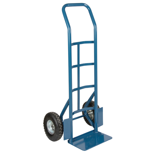 Heavy-Duty Hand Truck, Continuous Handle, Steel, 50" Height, 800 lbs. Capacity