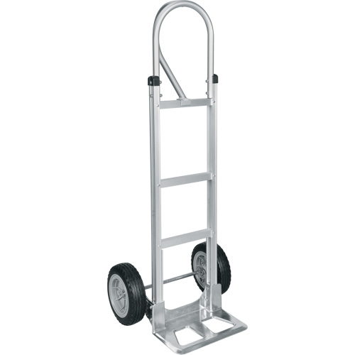 Knocked Down Hand Truck, P-Handle Handle, Aluminum, 52" Height, 500 lbs. Capacity