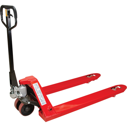 Hydraulic Pallet Truck, Steel, 48" L x 27" W, 5500 lbs. Capacity