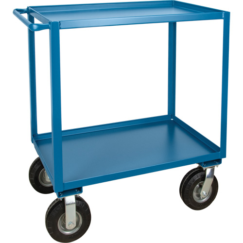 Outdoor Shelf Cart, 2 Tiers, 24" W x 39" H x 51" D, 1200 lbs. Capacity
